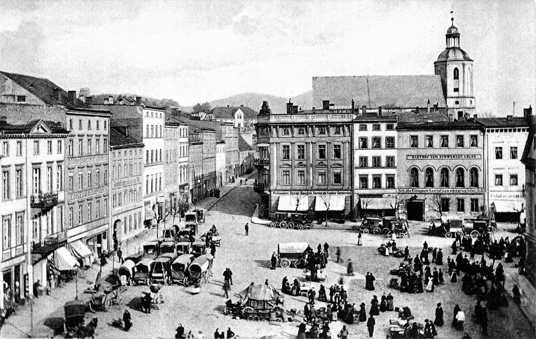 Stary Strzegom - fotografia - rynek